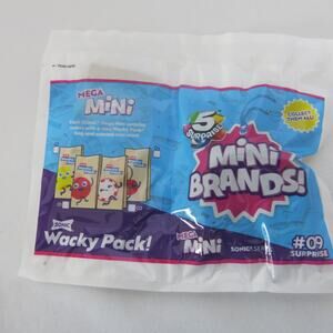 SONIC DRIVE IN WACKY PACK Mini Brands #09 Black Visor New/Unopened